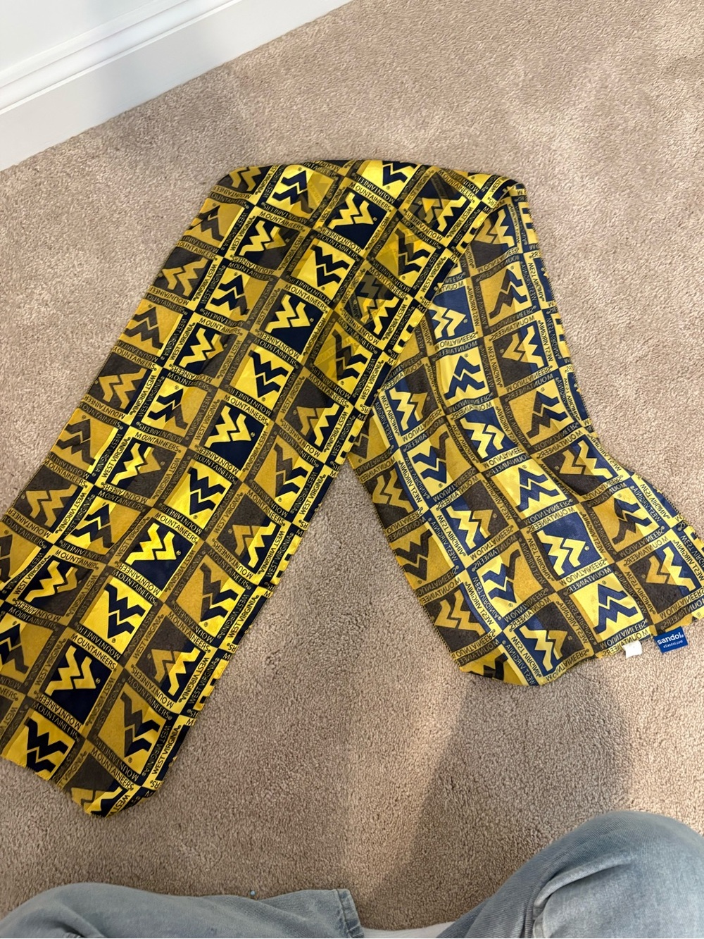 WVU Scarf